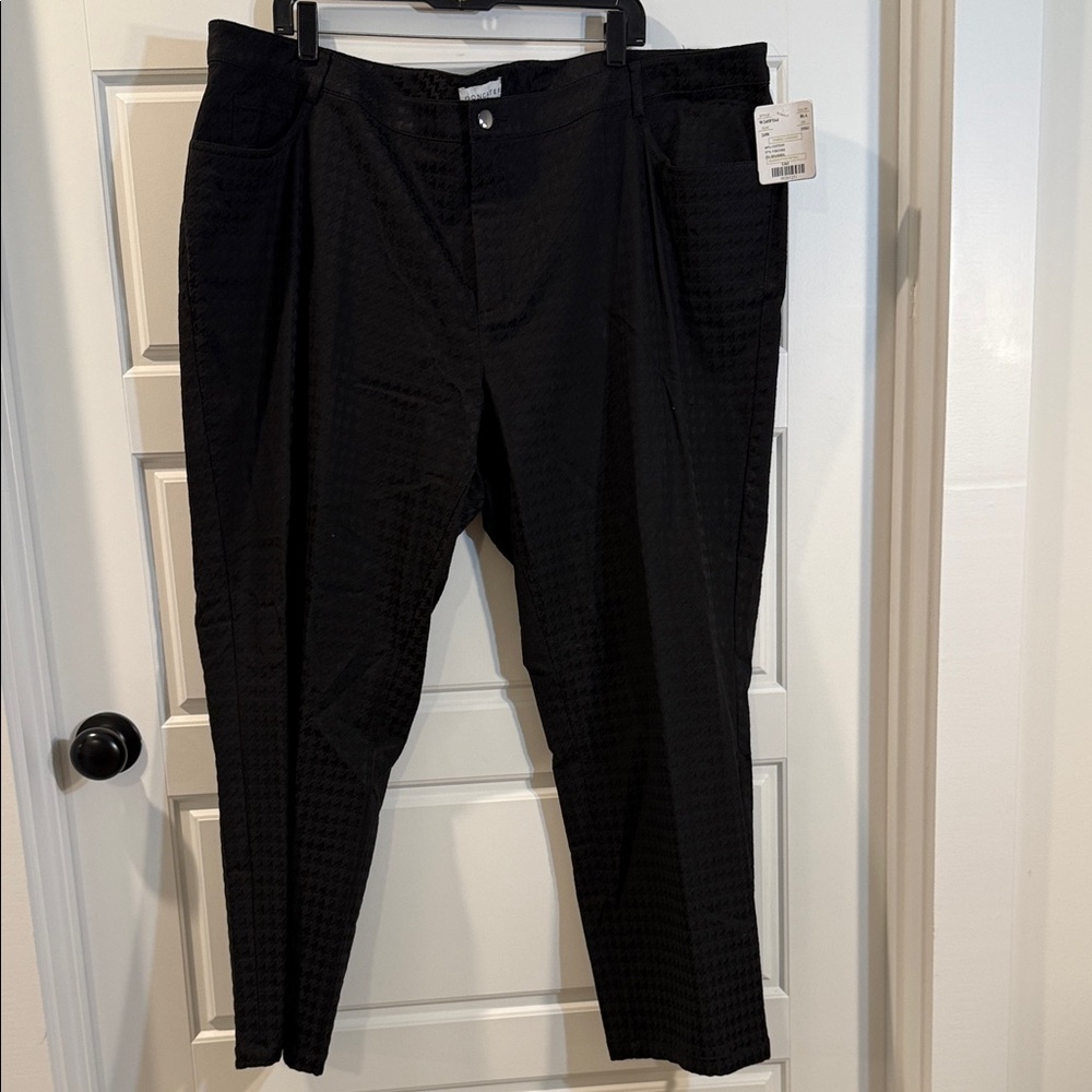 Doncaster signature  houndstooth pants style W245PT64 - 24W NWT